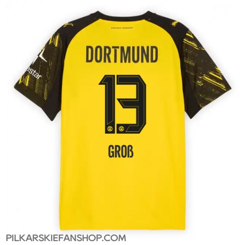 Koszulka piłkarska Borussia Dortmund Pascal Gross #13 Strój Domowy 2025-26 tanio Krótki Rękaw Koszulka piłkarska Borussia Dortmund Pascal Gross #13 Strój Domowy 2025-26 tanio Krótki Rękaw